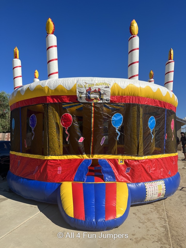 Birthday Cake Jumper Rental Temecula, Murrieta, Menifee, Wildomar