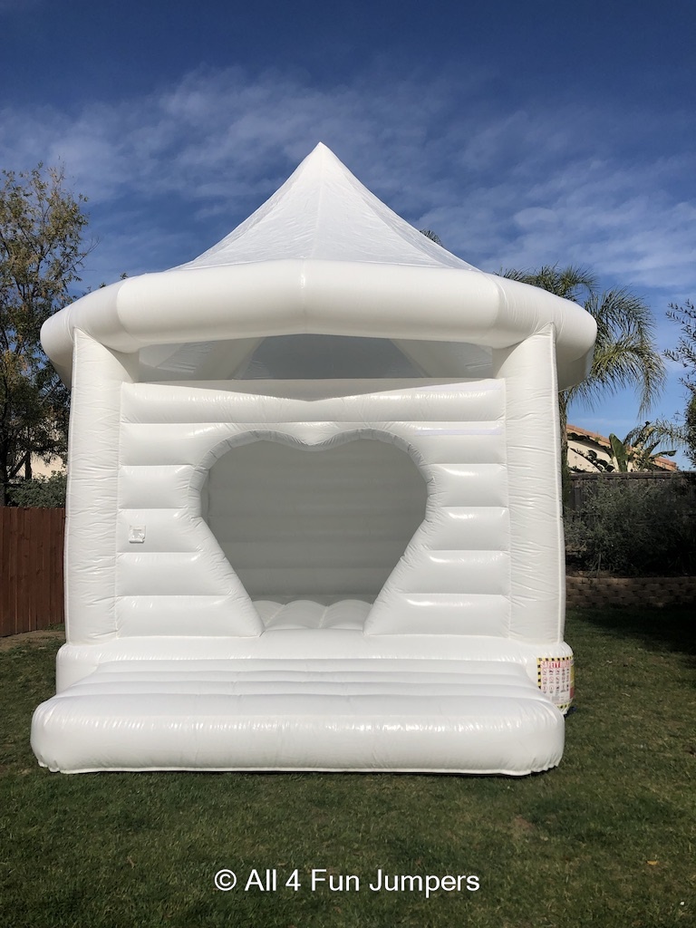 White Bouncer, White Jumper Rental Temecula, Menifee, Murrieta