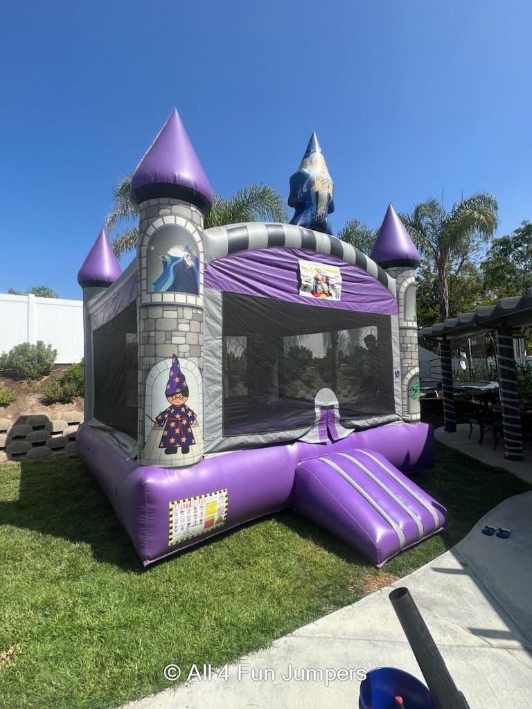19ft x 15ft Magic Castle Jumper Basketball Hoop Hire in Menifee